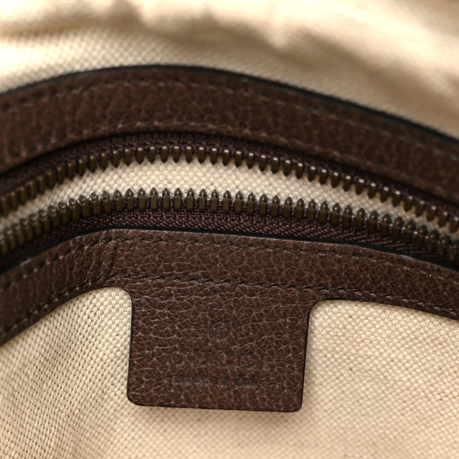 GG Supreme Monogram Web Small Ophidia Messenger Bag Brown