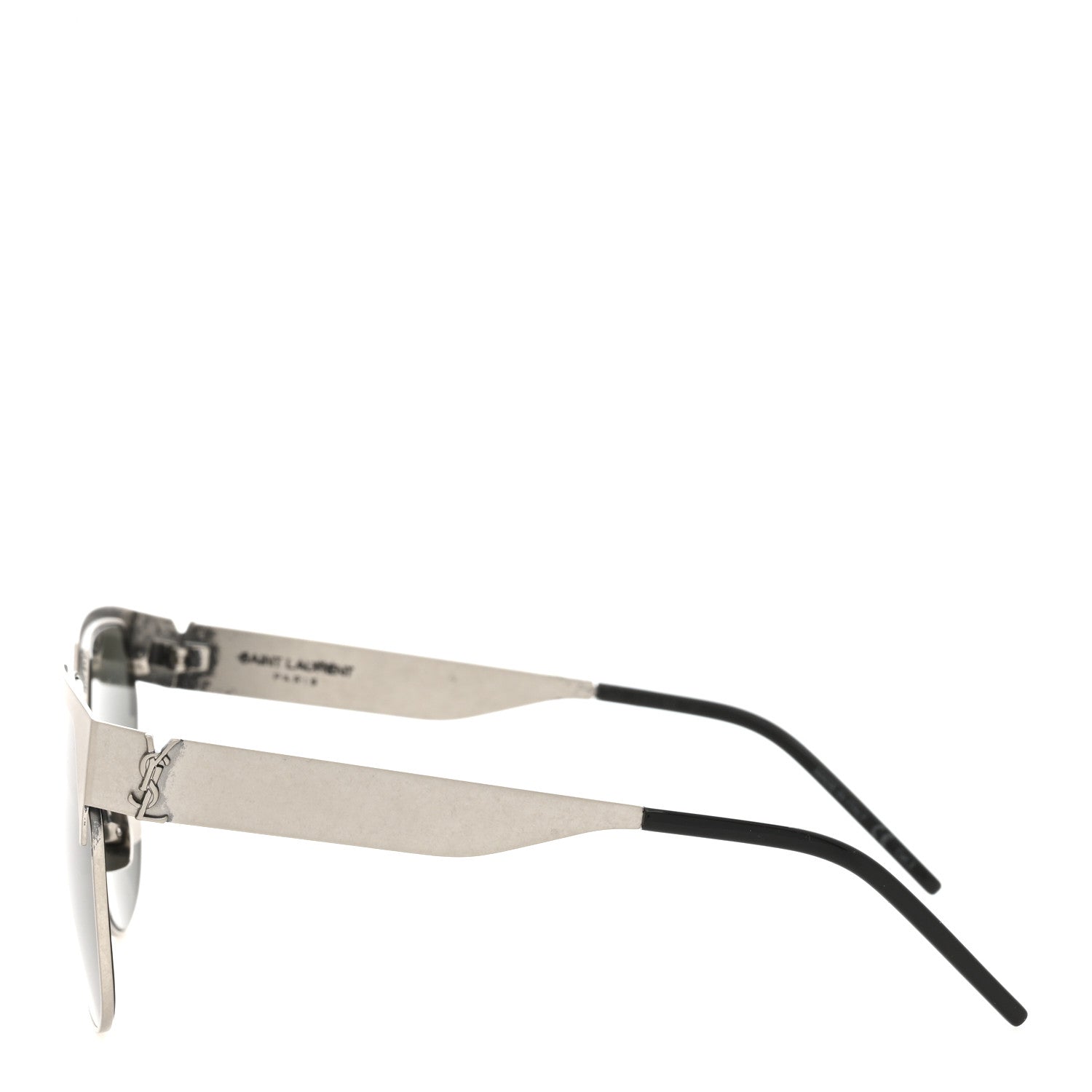 Aged Metal Cat Eye SLM43 Sunglasses Sliver