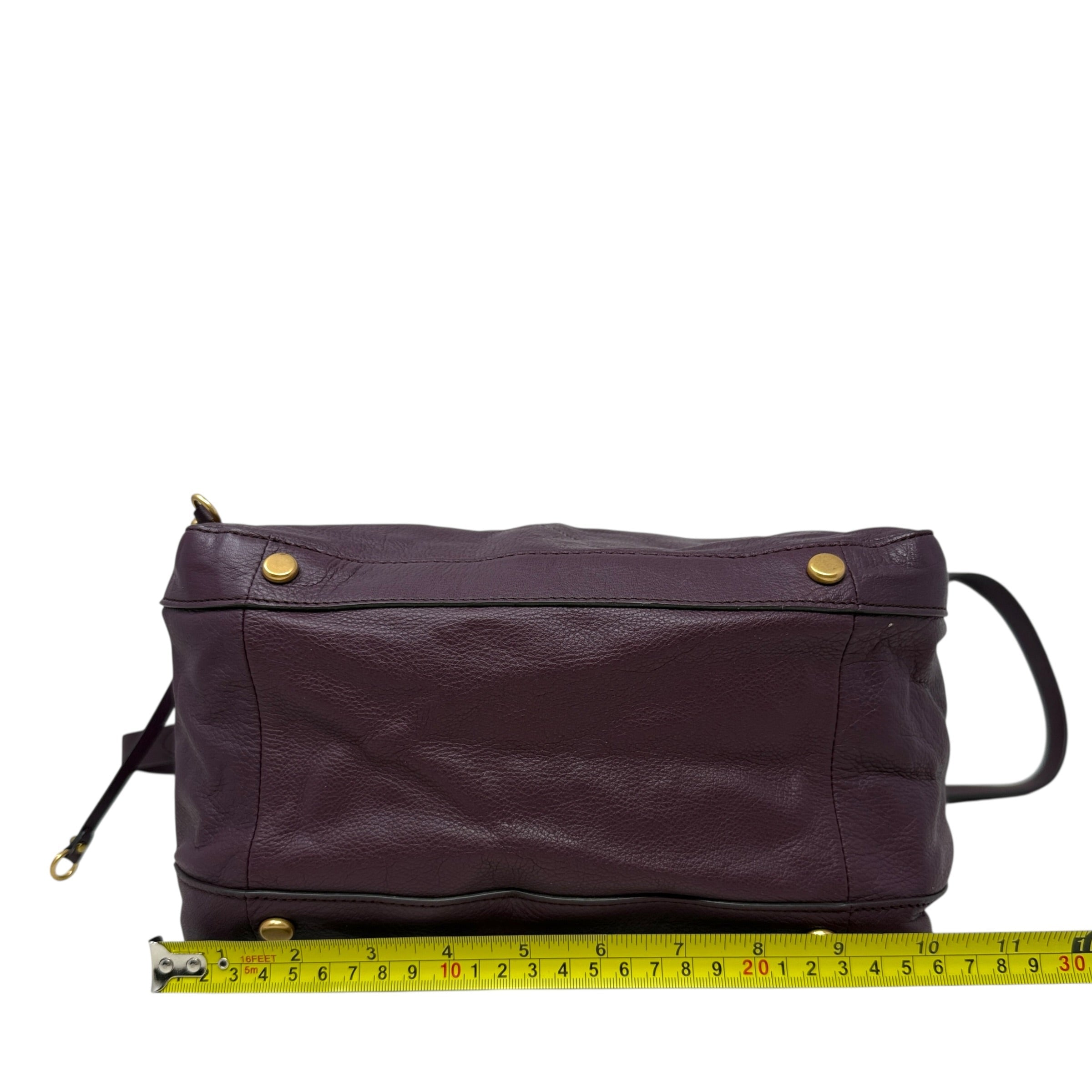 M.A.B. Leather Hobo In Malbec Designer By Rebecca Minkoff, Size: Medium