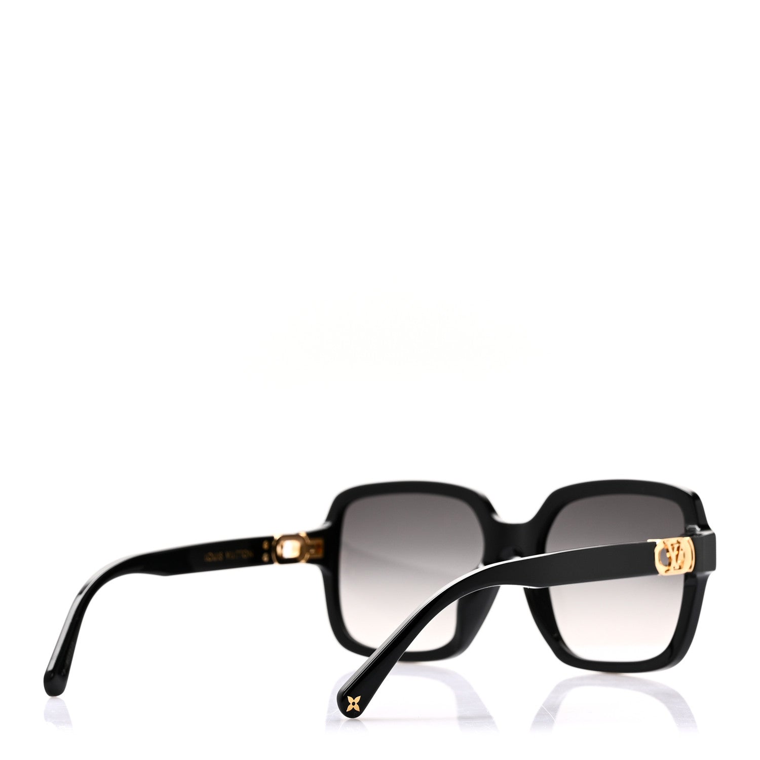 Acetate Mini Link Soft Square Sunglasses Z1727E Black