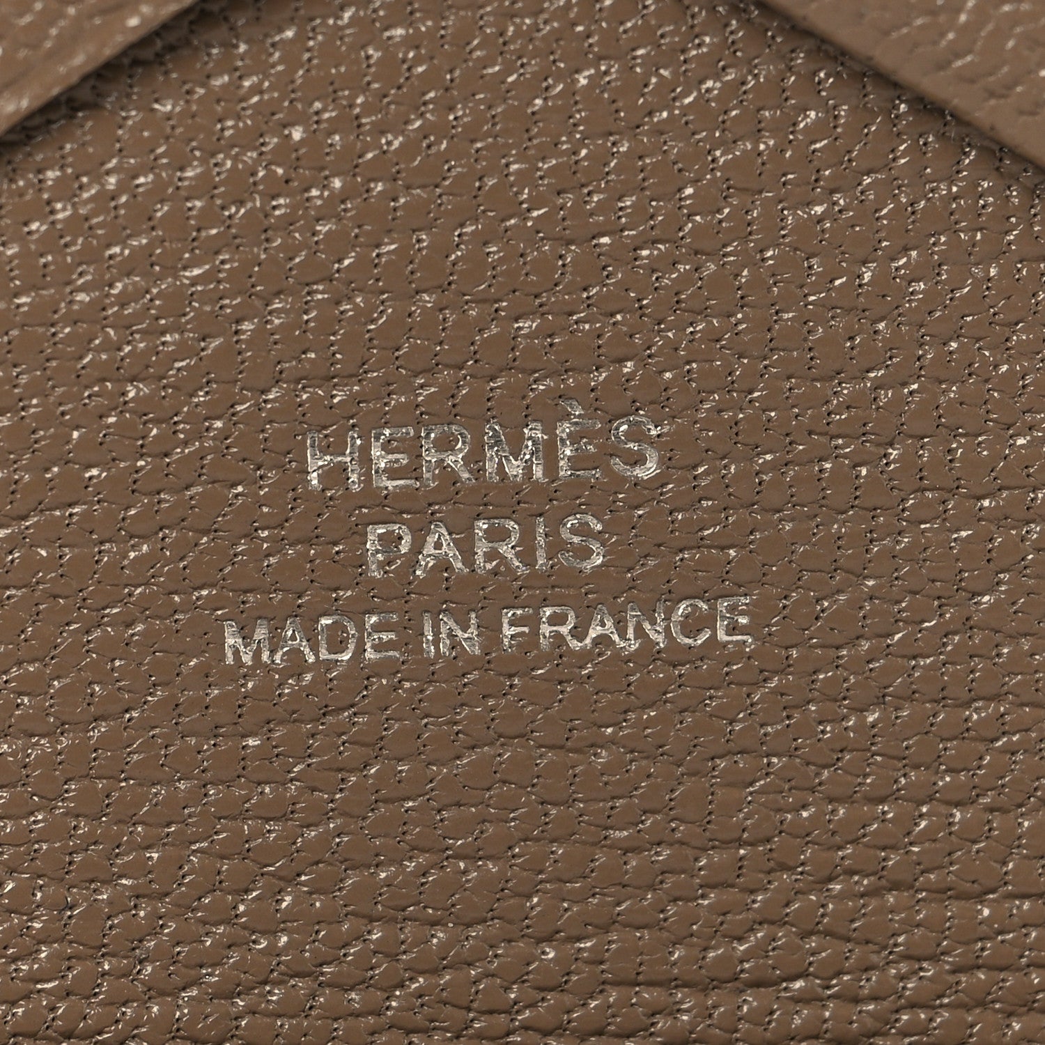 Epsom Calvi Duo Card Case Etoupe