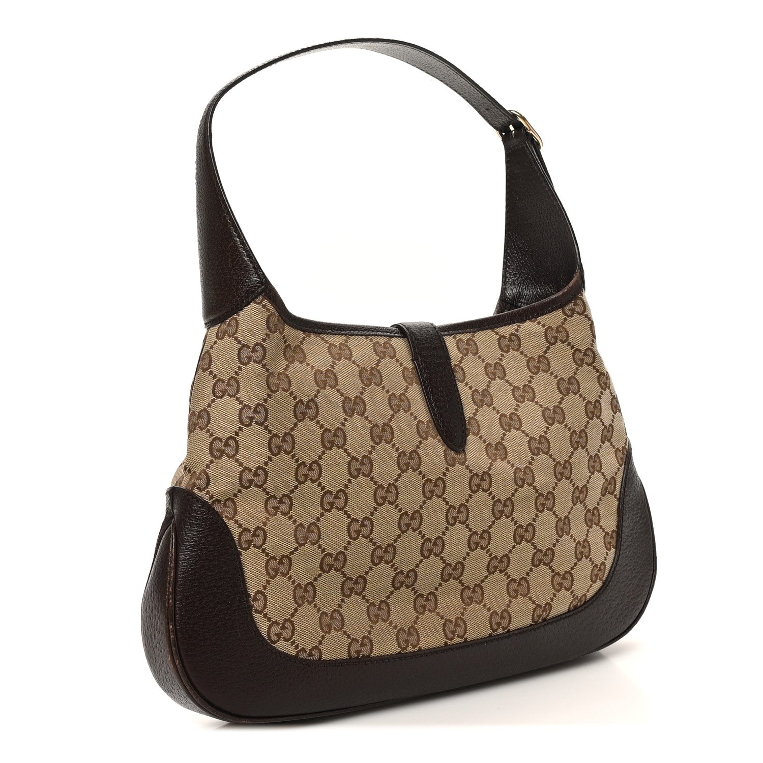 Monogram Web Jackie O Hobo Dark Brown