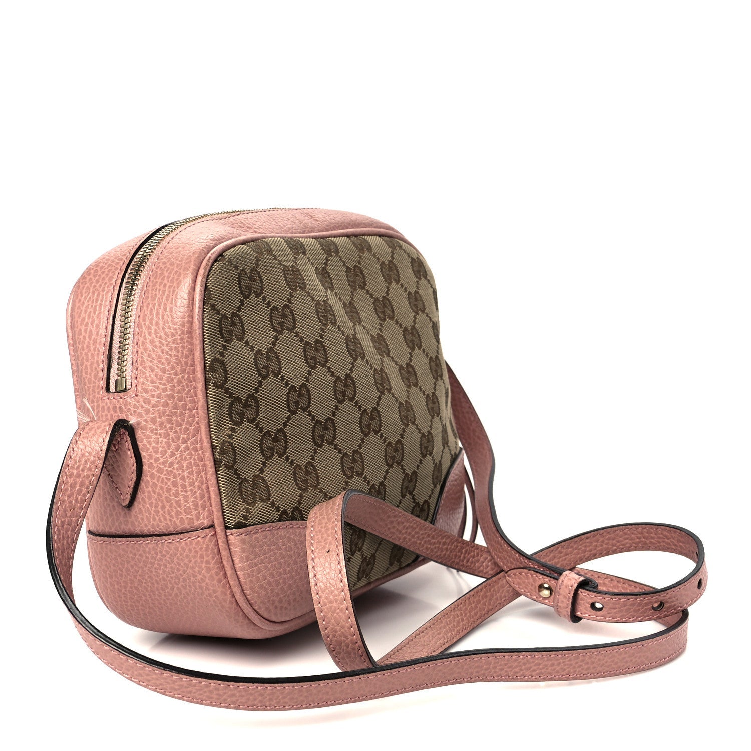 Monogram Mini Bree Messenger Bag Beige Soft Pink