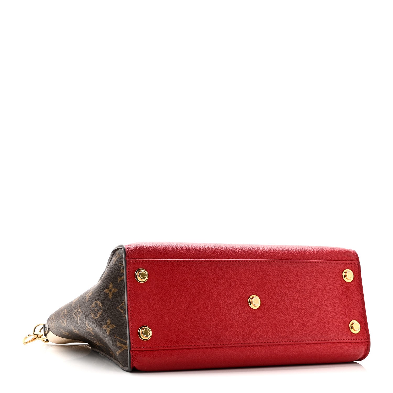 Calfskin Monogram On My Side Pirate Red