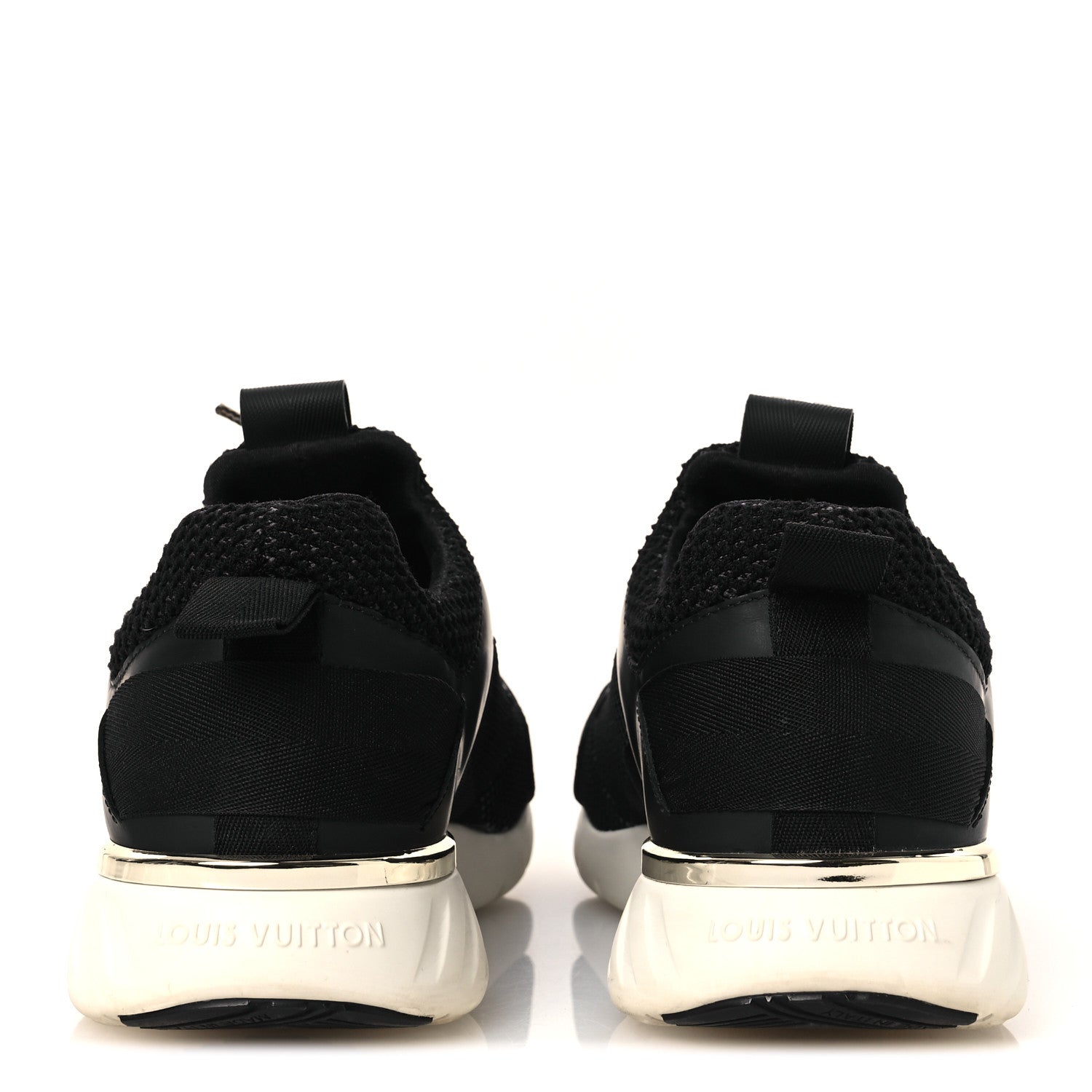 Technical Nylon Monogram Rubber Aftergame Sneakers 37 Black