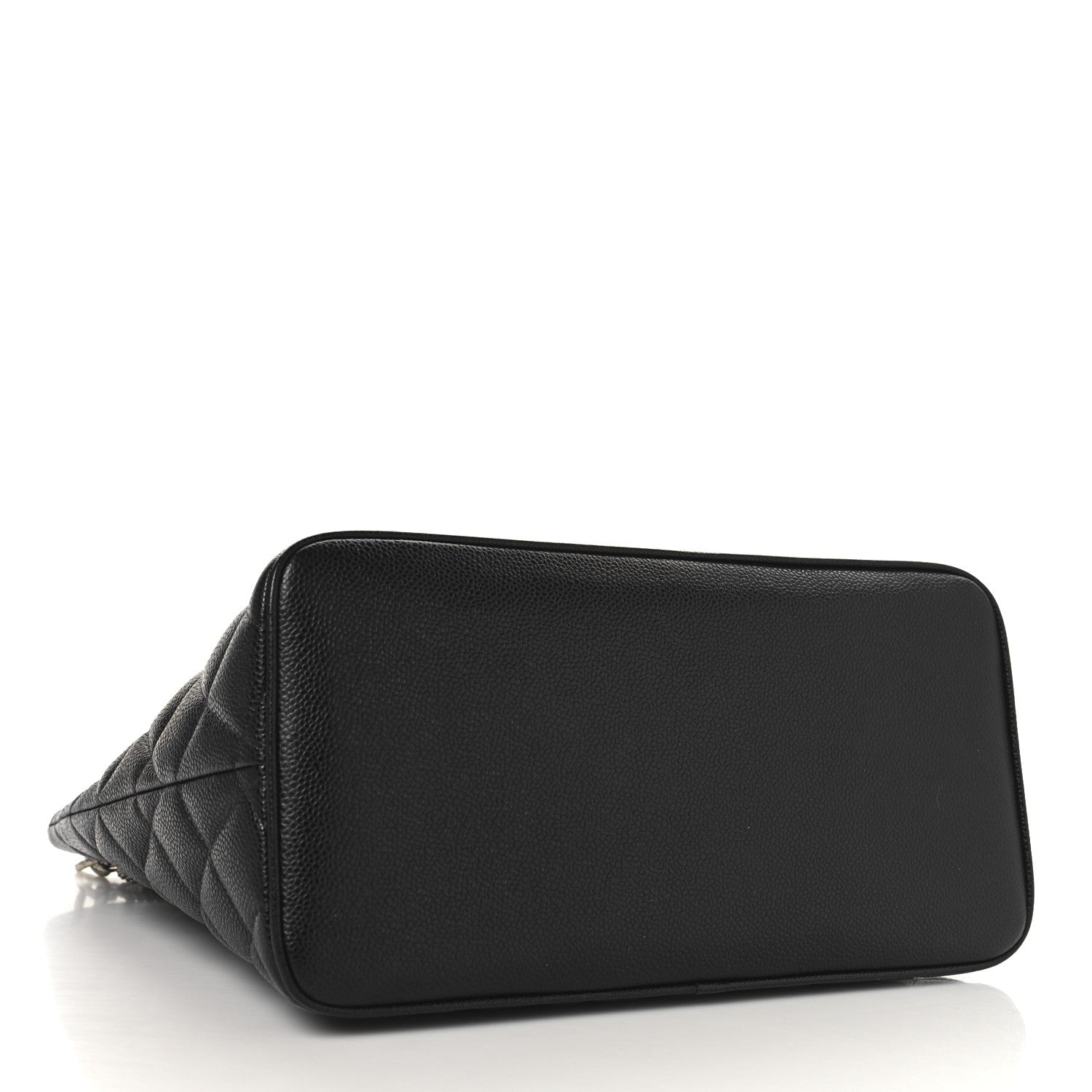 Caviar Quilted Medallion Tote Black