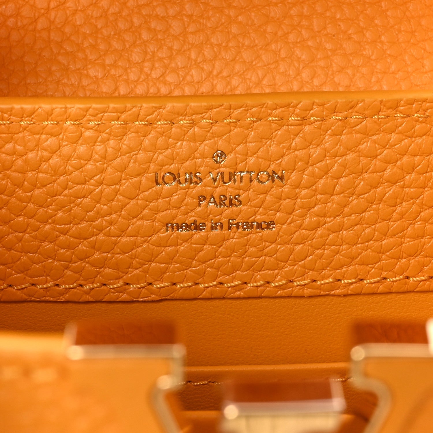 Taurillon Mini Capucines Sunbeam Yellow