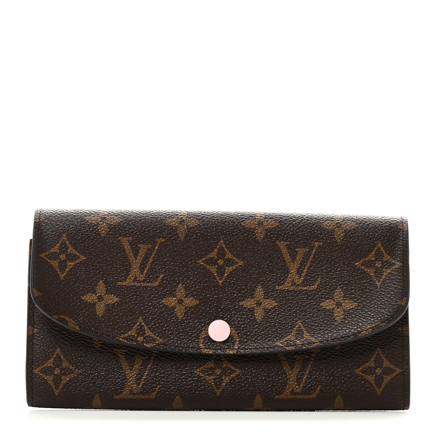 Monogram Emilie Wallet Rose Ballerine