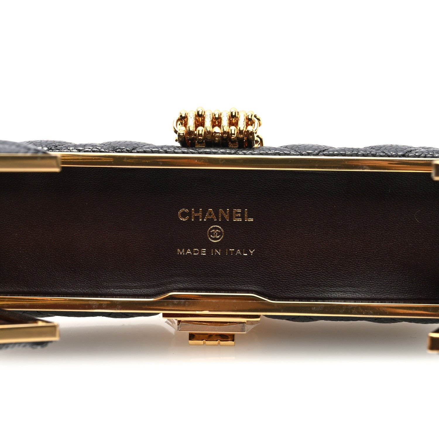 Caviar Quilted Reissue Lipstick Case Black