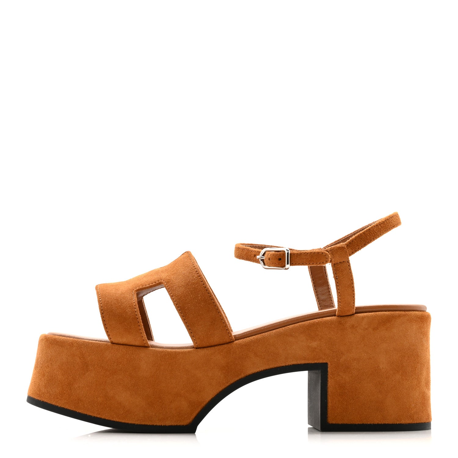Suede Goatskin Jam 30 Sandals 36.5 Naturel