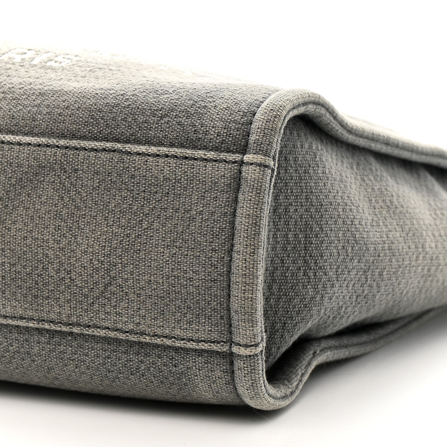 Canvas Mini Deauville Tote Dark Grey
