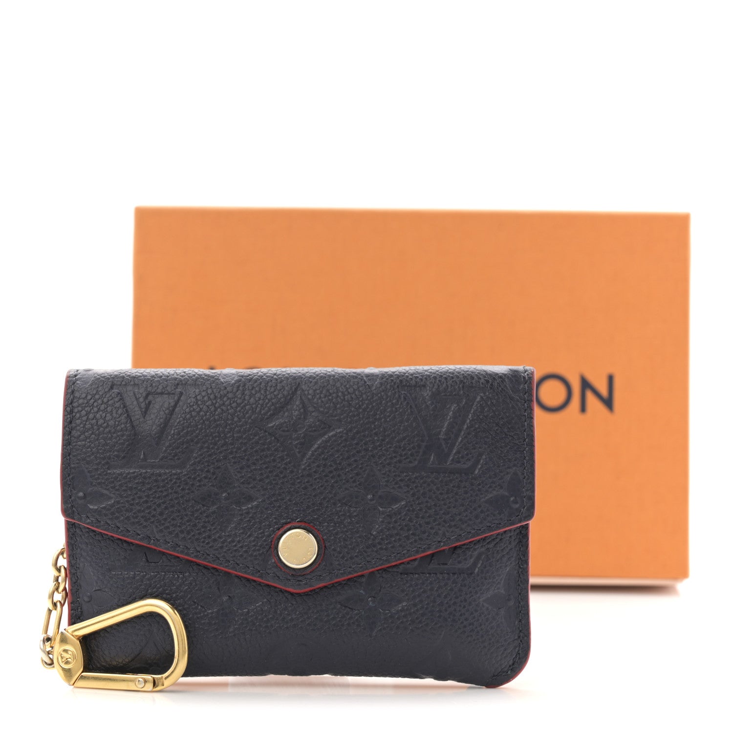 Empreinte Key Pouch Marine Rouge
