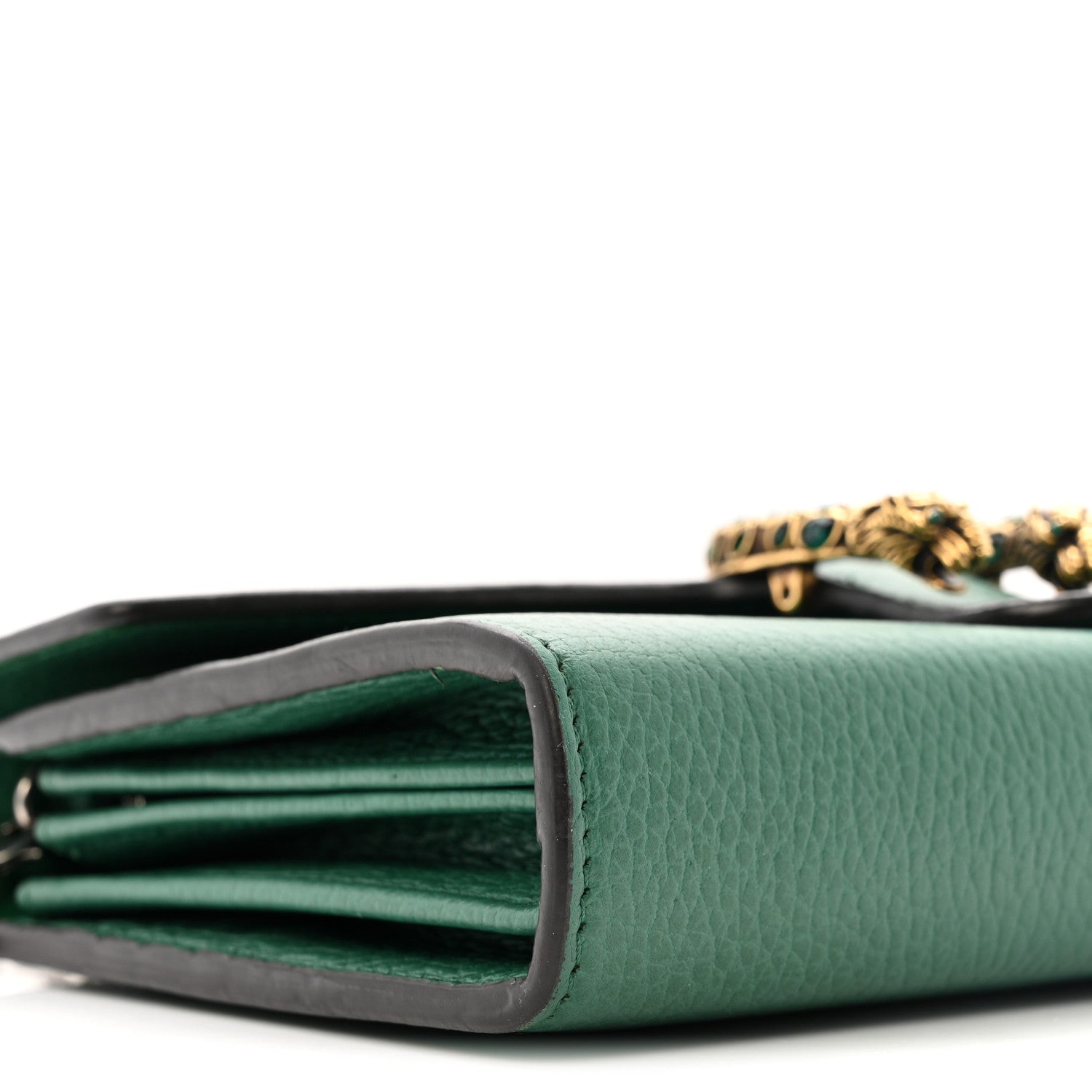Calfskin Mini Dionysus Chain Wallet Emerald