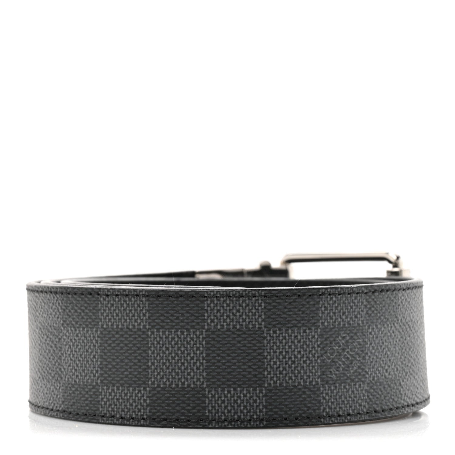 Damier Graphite Calfskin Belt 85 34 Black