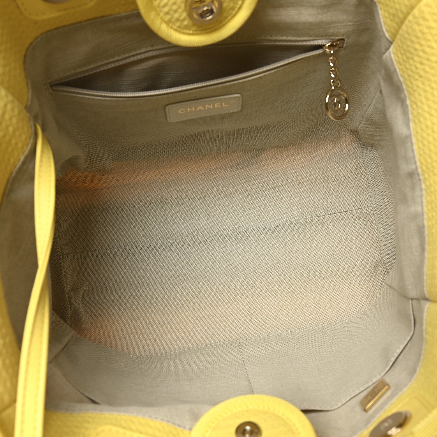 Mixed Fibers Small Deauville Tote Yellow