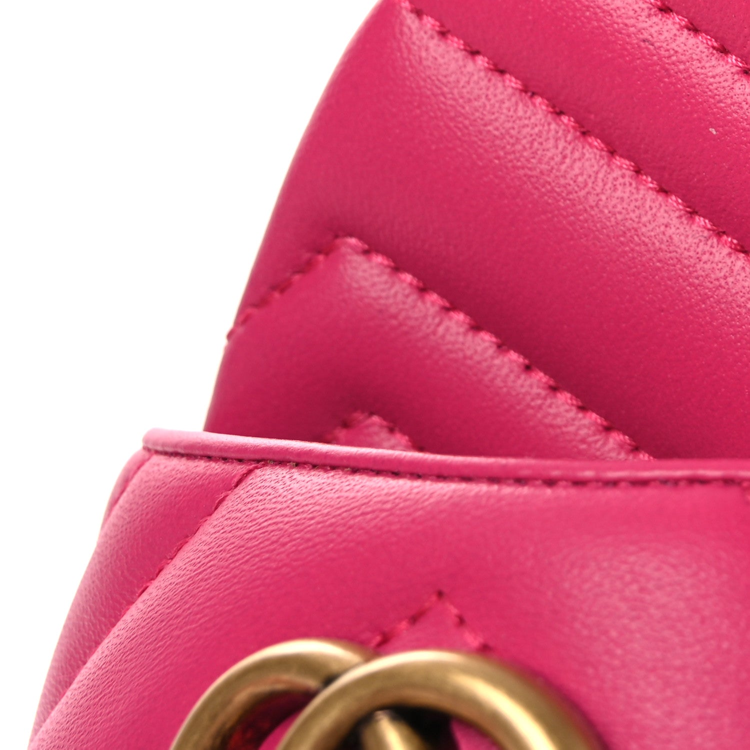 Nappa Matelasse GG Marmont 75mm Slide Sandals 41 Box Pink