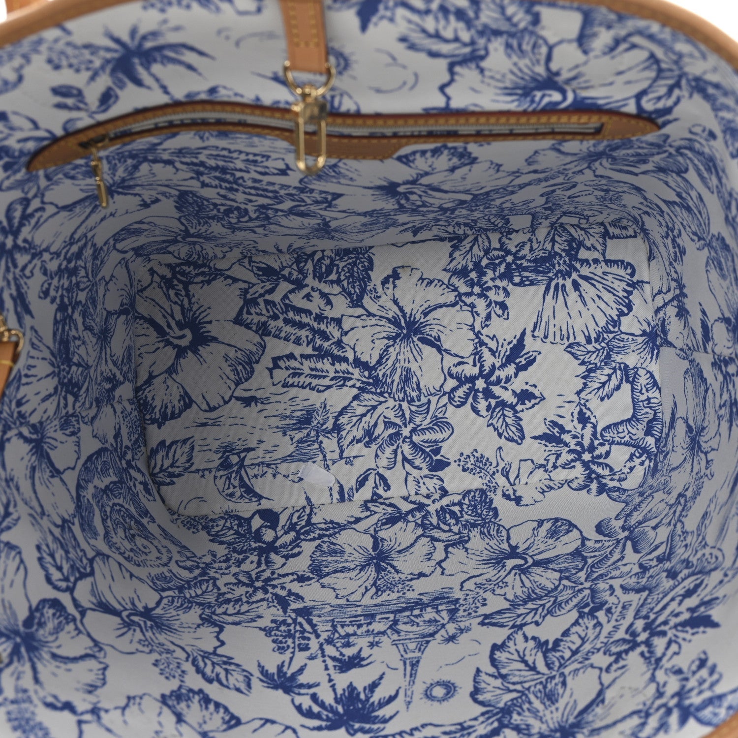 Monogram Tiles By The Pool 2.0 Neverfull MM Lagoon Blue