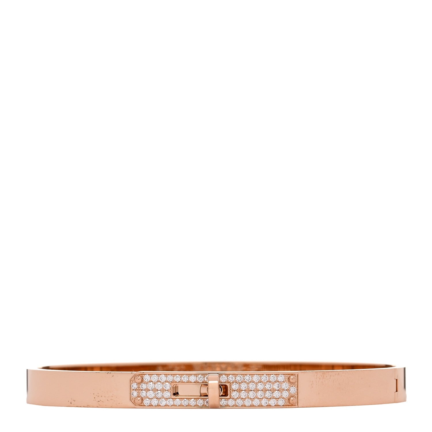 18K Rose Gold Diamond PM Kelly Pave Bracelet ST
