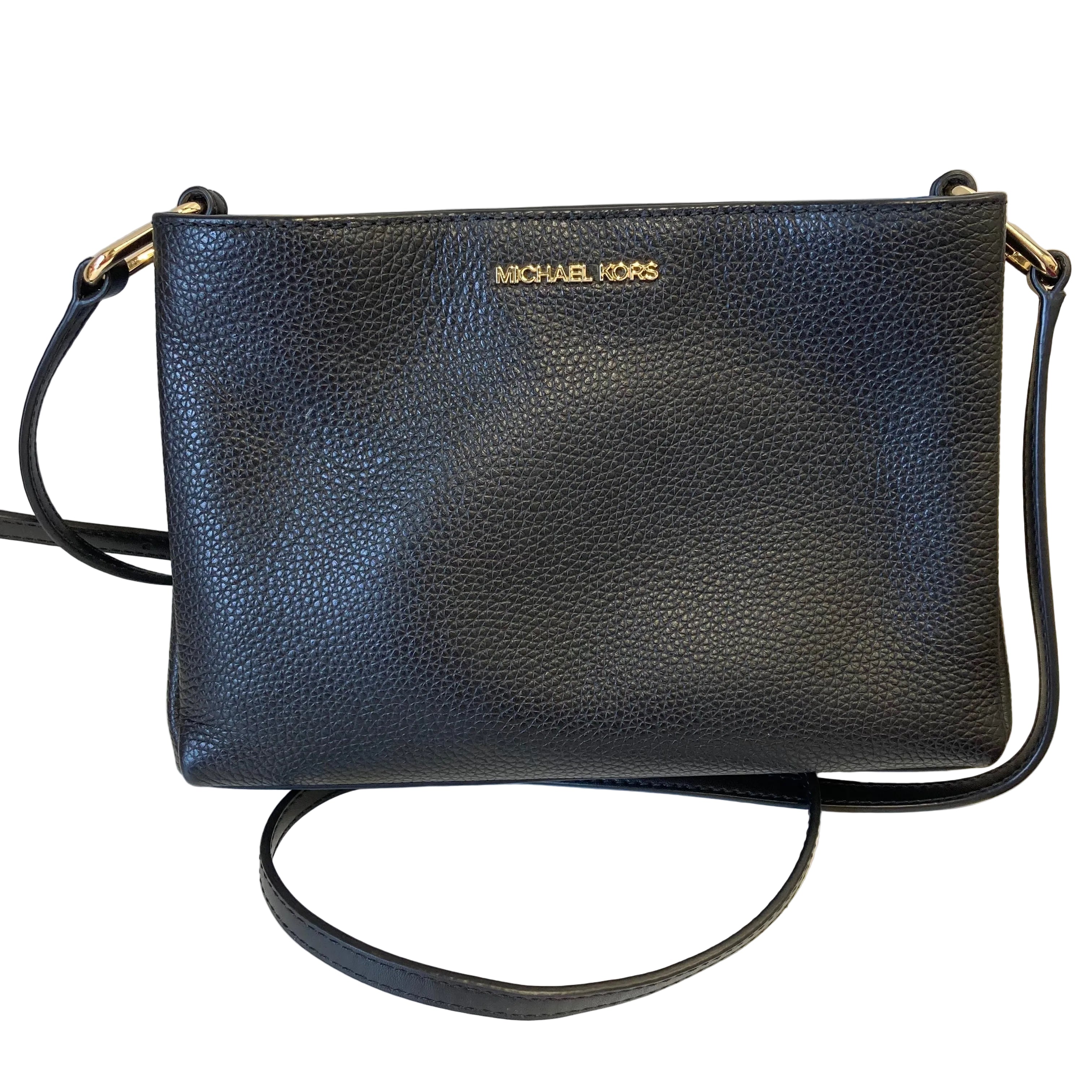Crossbody Designer By Michael Kors Collection In Black, Size:Medium
