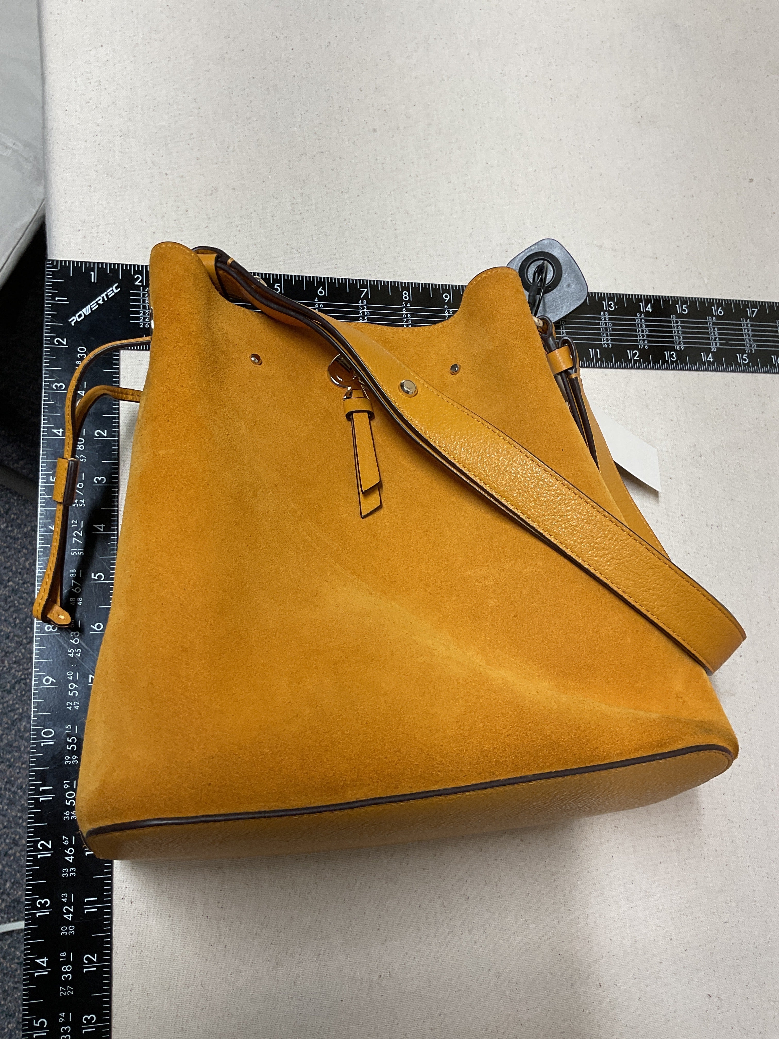Handbag Designer By Kate Spade In Yellow, Size:Medium