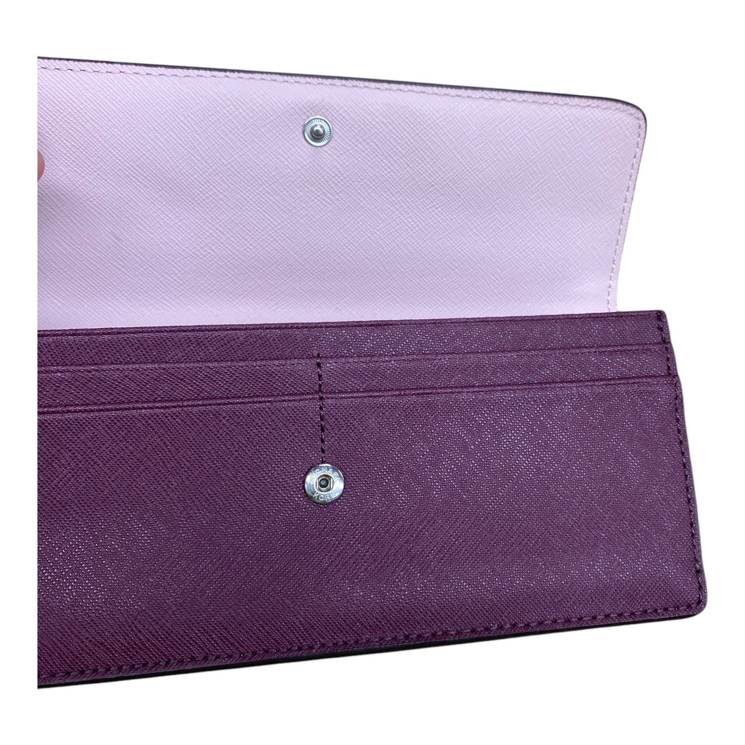 Wallet Designer By Michael Kors In Maroon, Size:Medium
