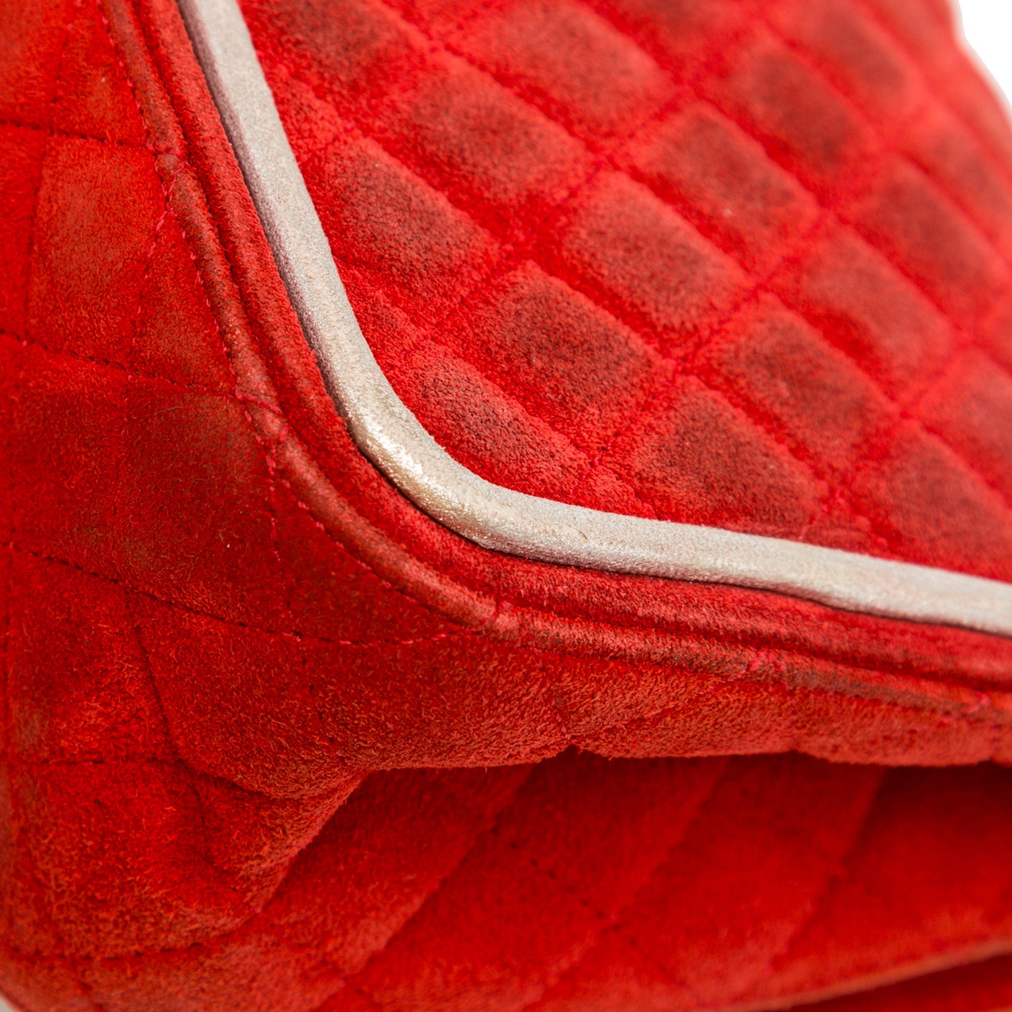 Reissue 2.55 Flap Bag Quilted Suede with Metallic Calfskin 225