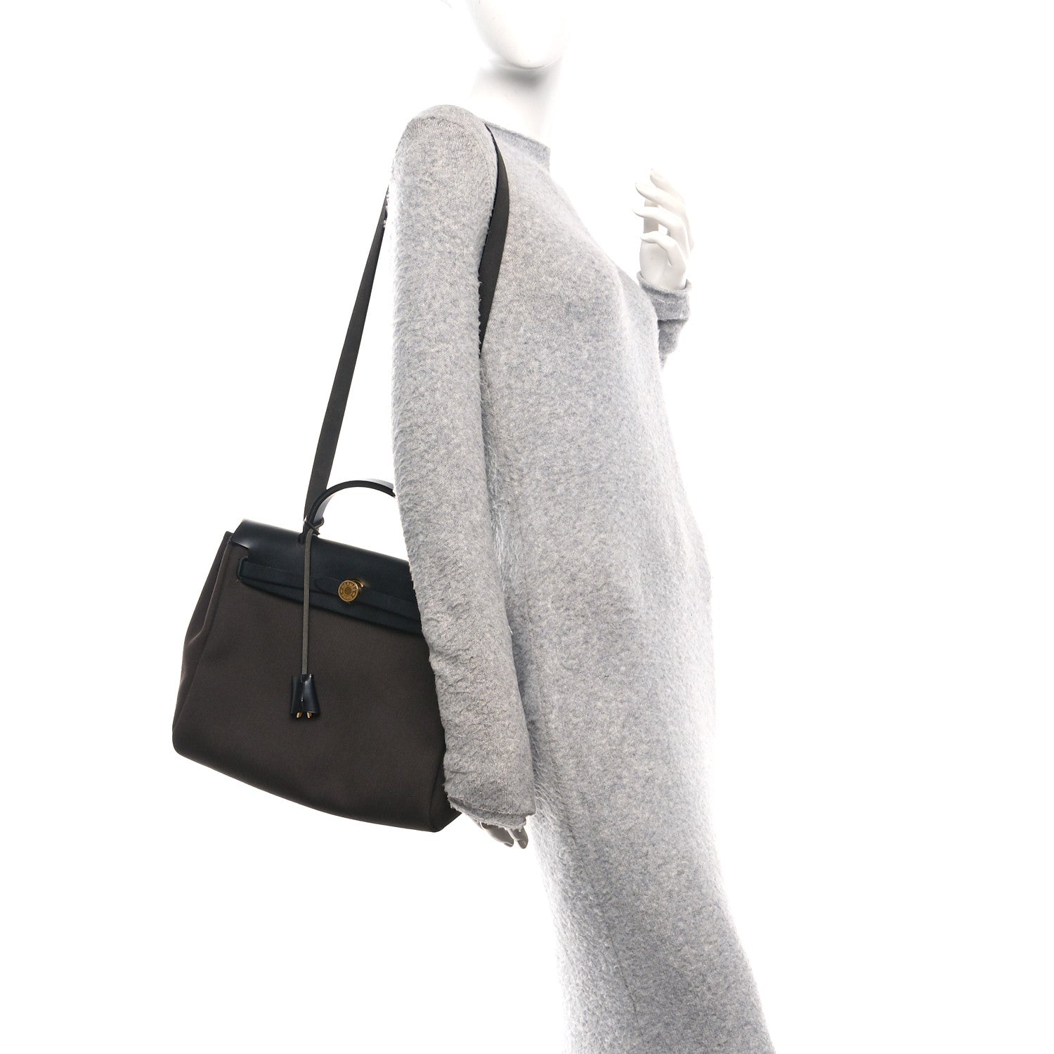 Military Toile Vache Hunter Herbag Zip Retourne 31 PM Black Ebene