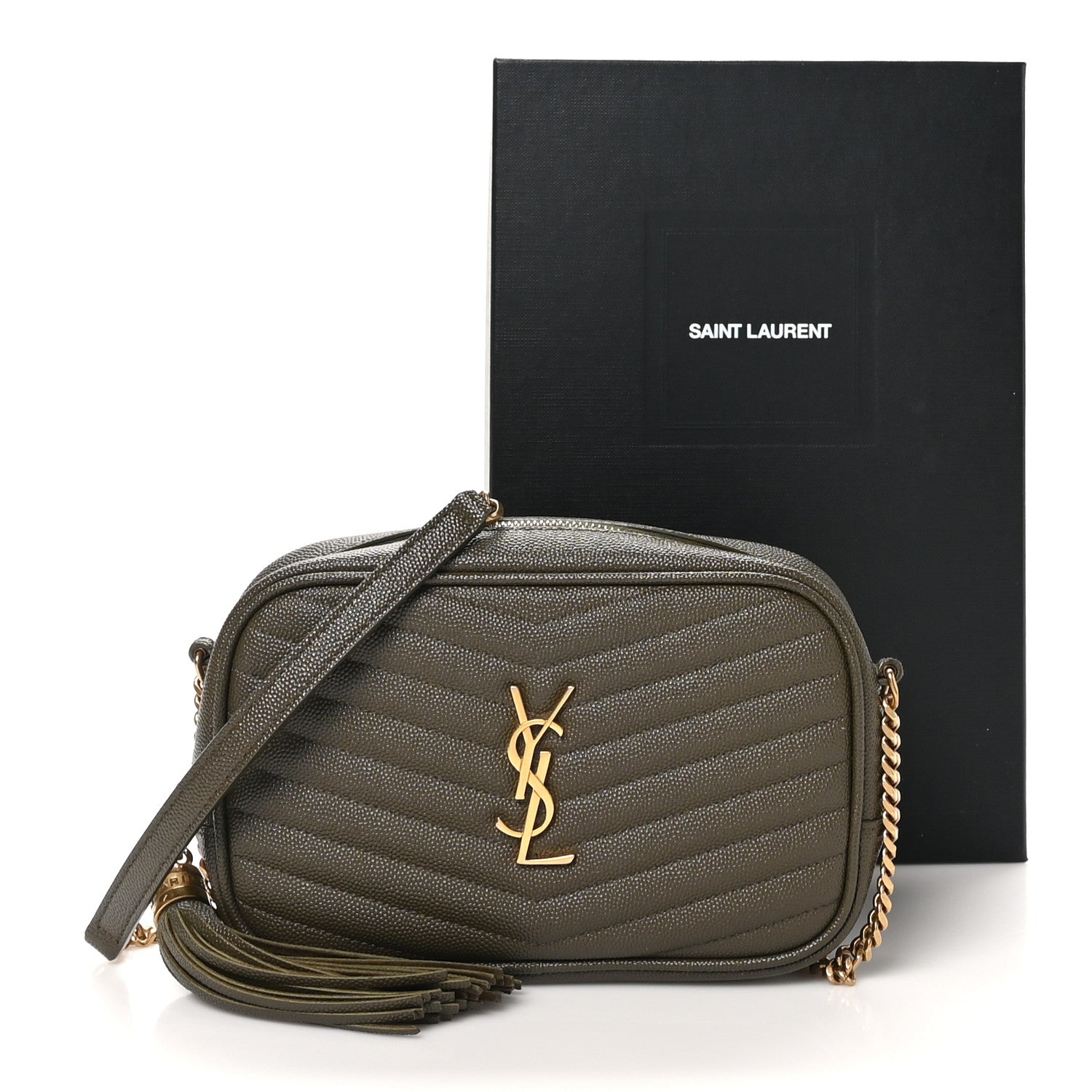 Grain De Poudre Matelasse Monogram Mini Lou Camera Bag Seaweed