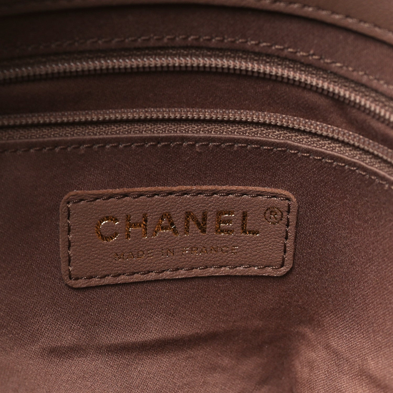 Shiny Lambskin Quilted Maxi Hobo Brown