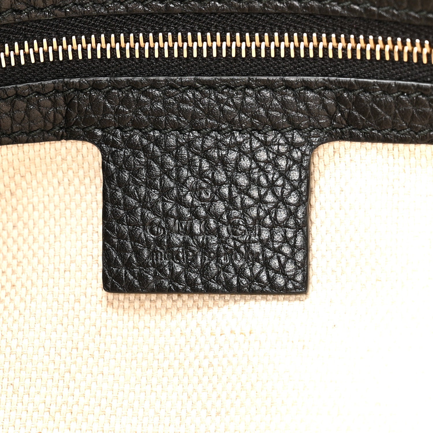 Pebbled Calfskin Medium Soho Chain Shoulder Bag Black