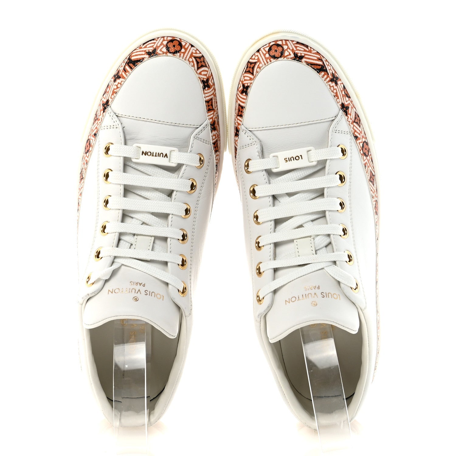 Calfskin Monogram Crafty Sneaker 38 White