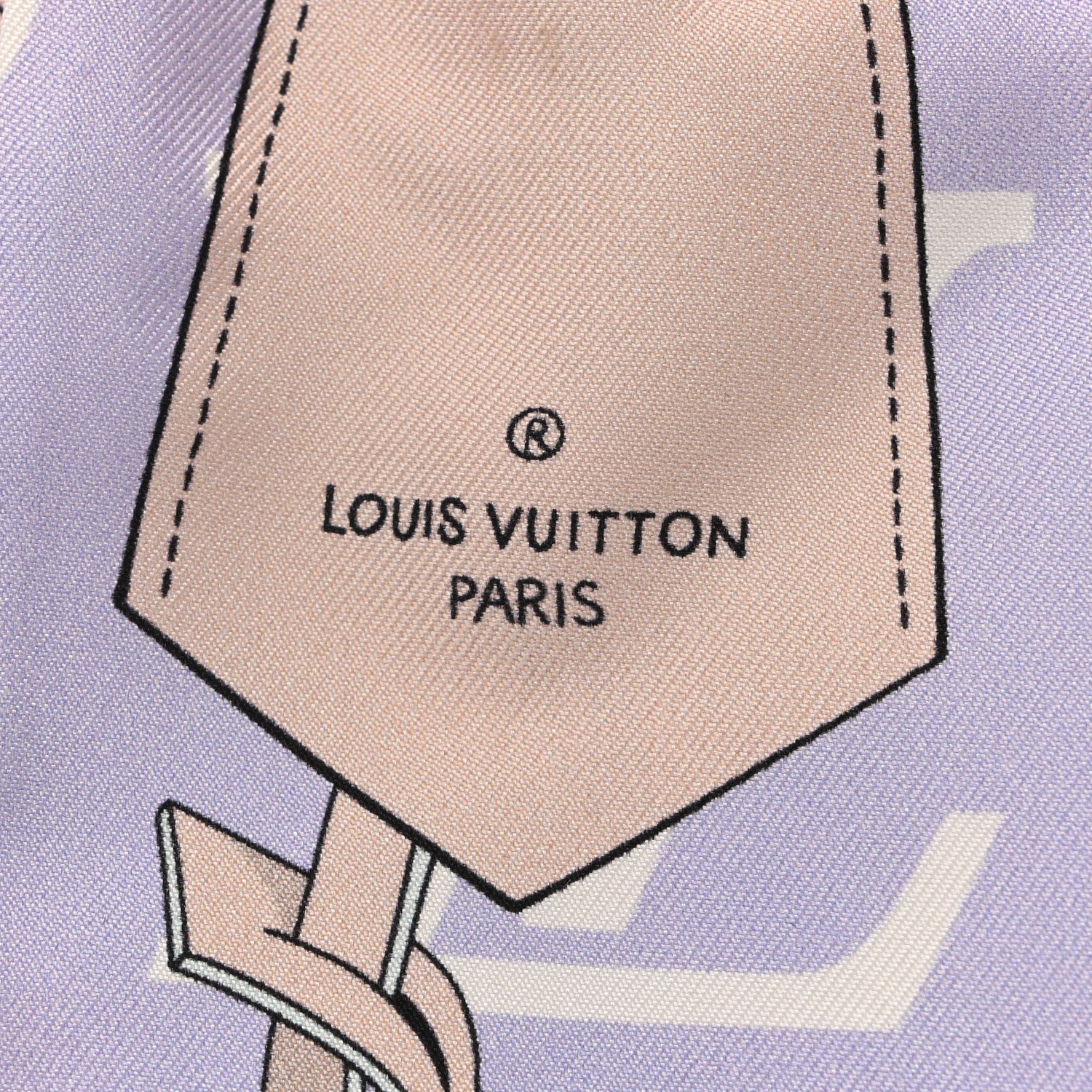 Silk Monogram All That Straps Bandeau Mauve