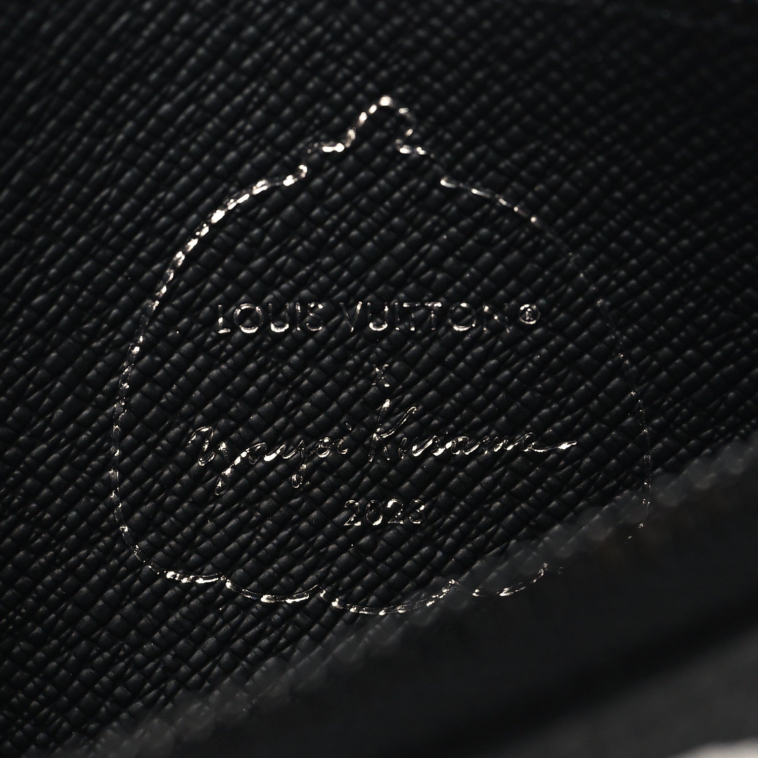 LV X YK Monogram Eclipse Taiga Coin Card Holder