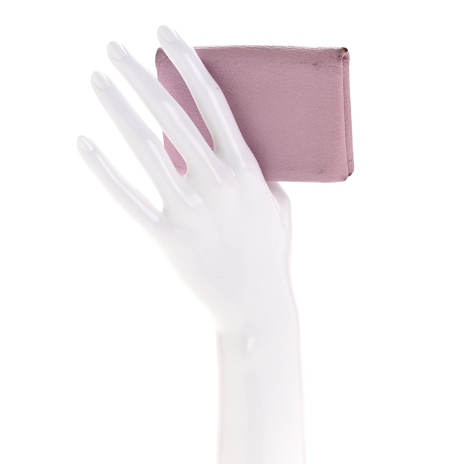 Chevre Mysore Calvi Card Case Mauve Sylvestre