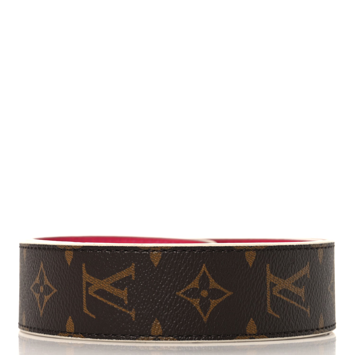 Monogram Bandouliere Shoulder Strap Hot Pink