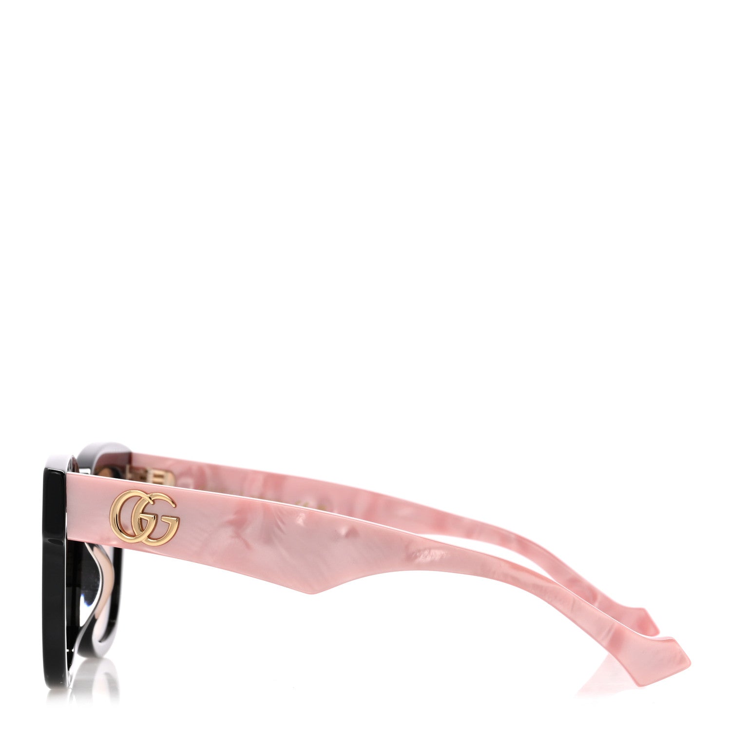 Rectangle 52mm Frame Sunglasses GG0998/S Black Pink
