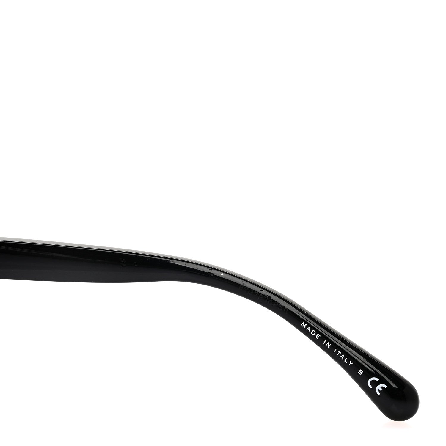 Acetate Strass Square Sunglasses 5422-B-A Black White