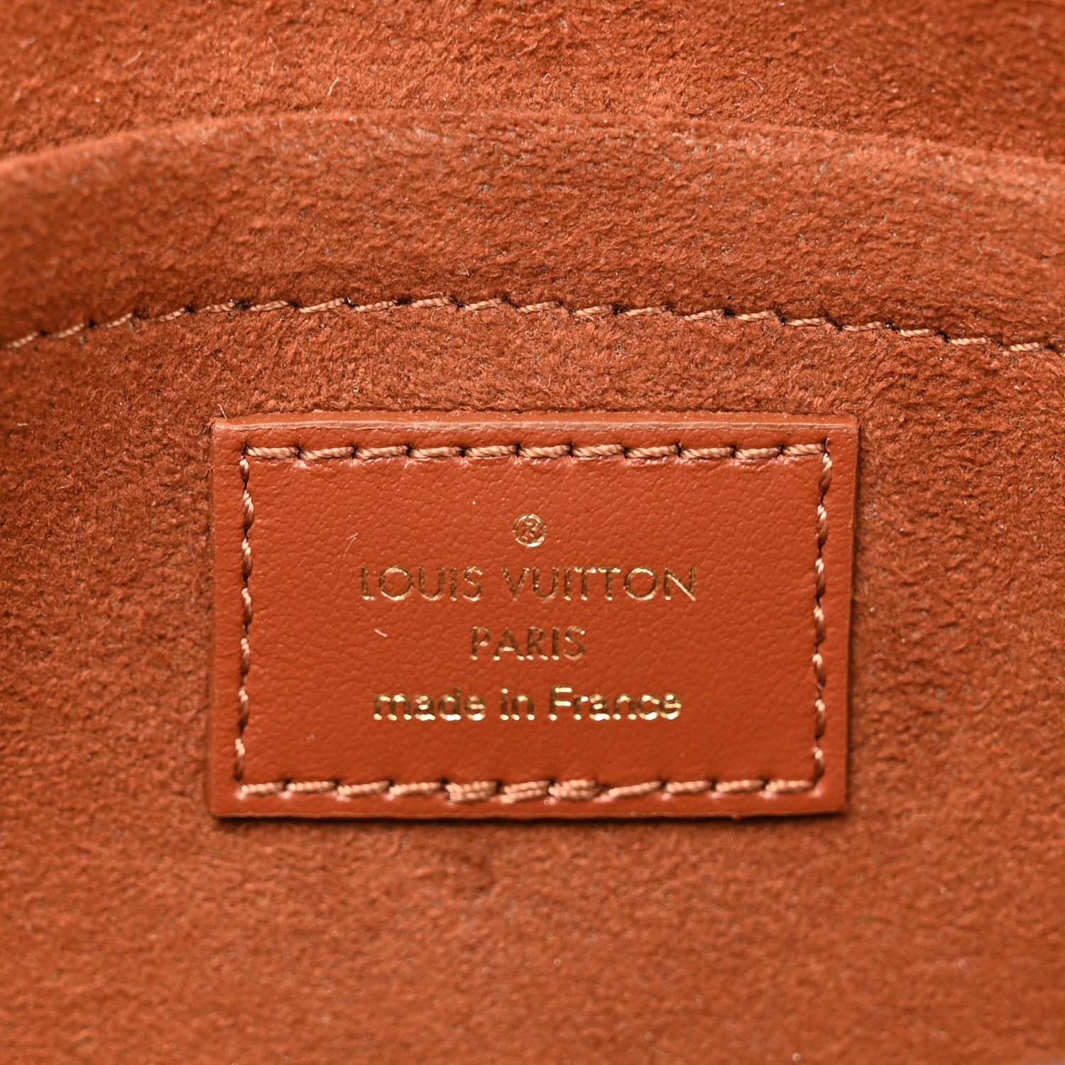 Monogram Padlock On Strap Caramel