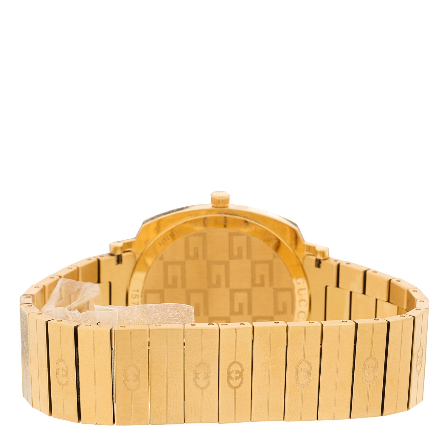 Stainless Steel 38mm Grip Quartz Watch Gold