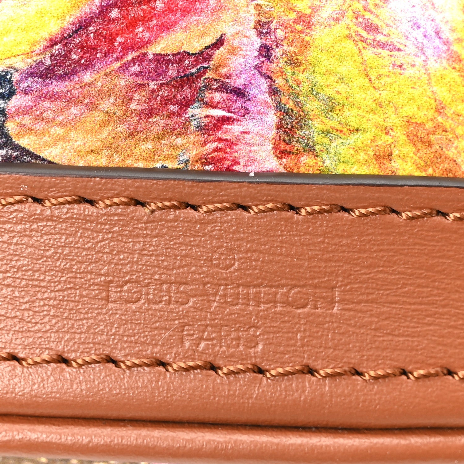 Metallic Monogram LV Garden Nano Bucket Bag Gold