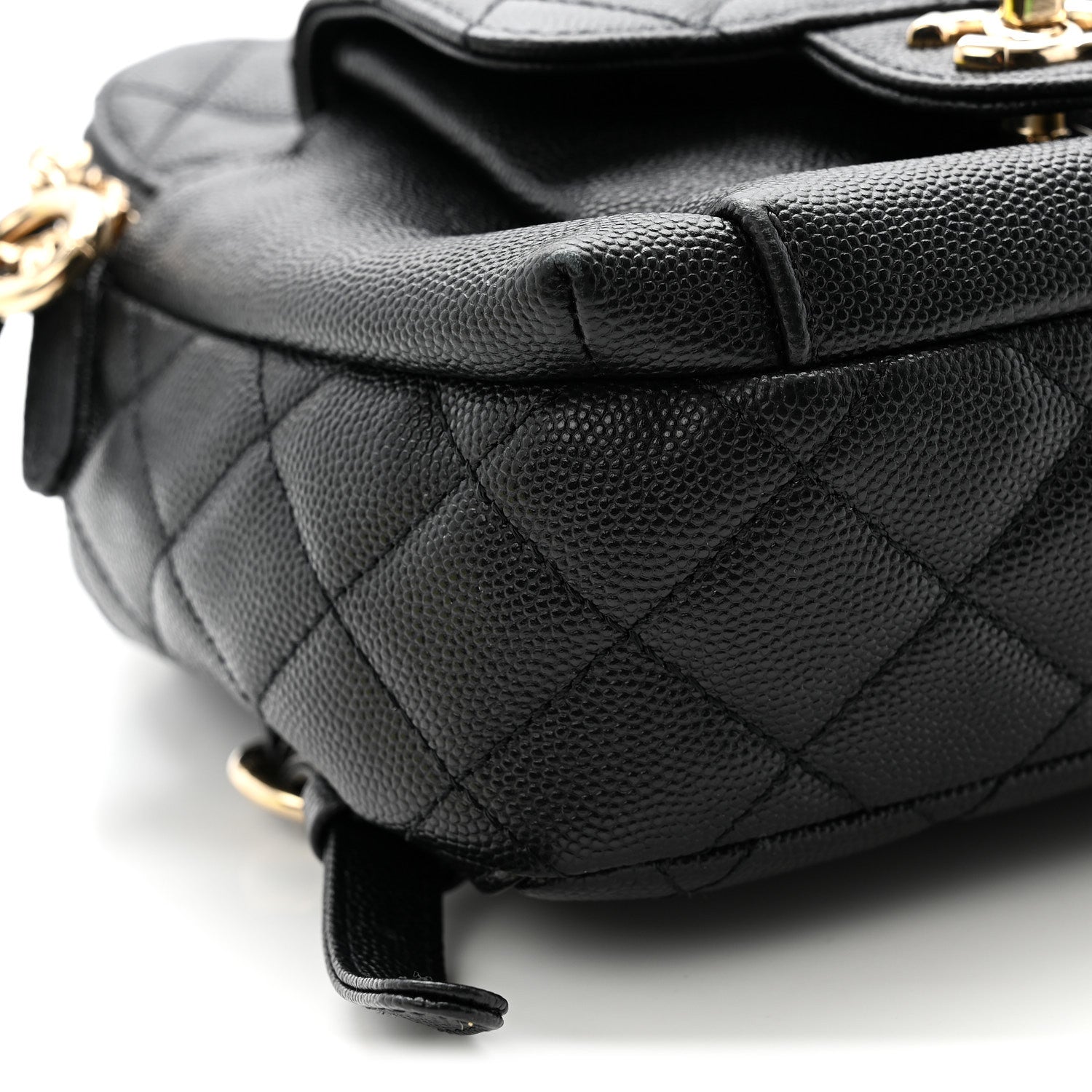 Caviar Quilted Small CC Day Backpack Black
