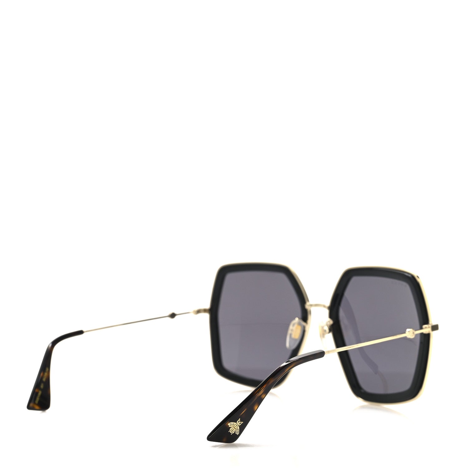 Acetate Oversize Square Frame GG0106S Sunglasses Black