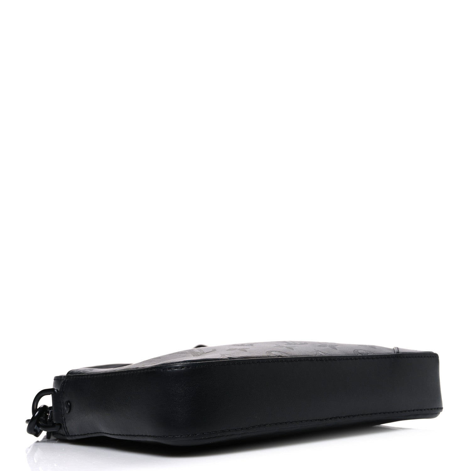 Calfskin Monogram Shadow Duo Messenger Black