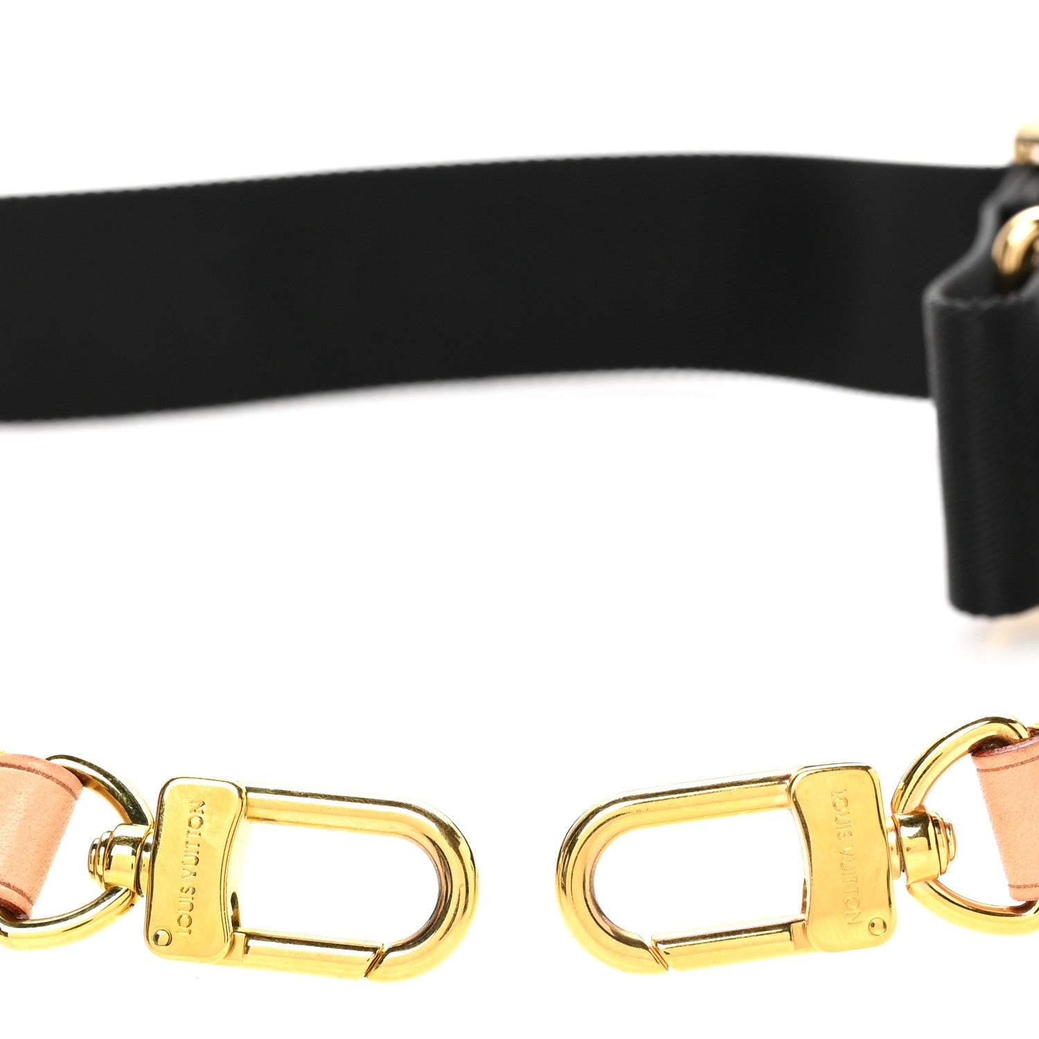 Monogram Multi Pochette Accessories Bandouliere Shoulder Strap Black