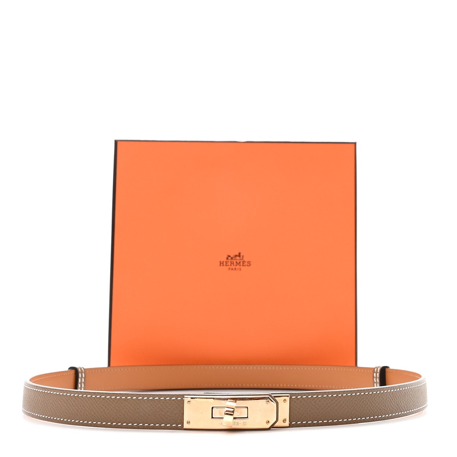 Epsom Kelly Belt Etoupe