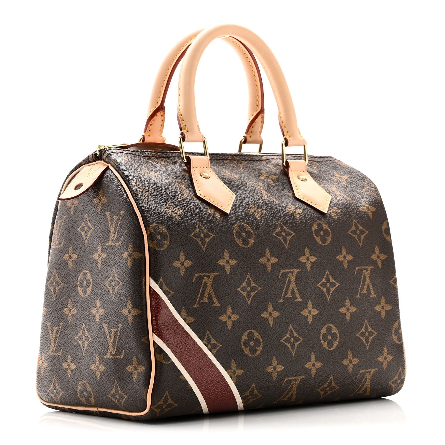 Monogram My LV Heritage Speedy 25 Burgundy Ivory