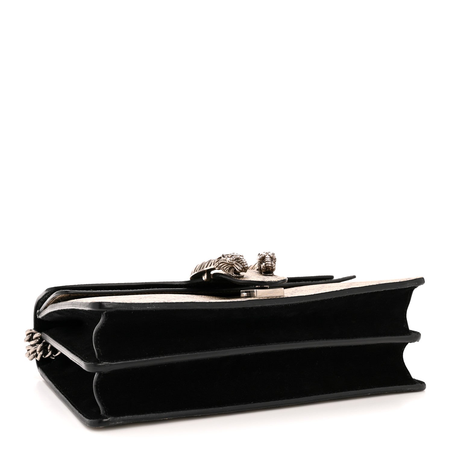 GG Supreme Monogram Small Dionysus Shoulder Bag Black