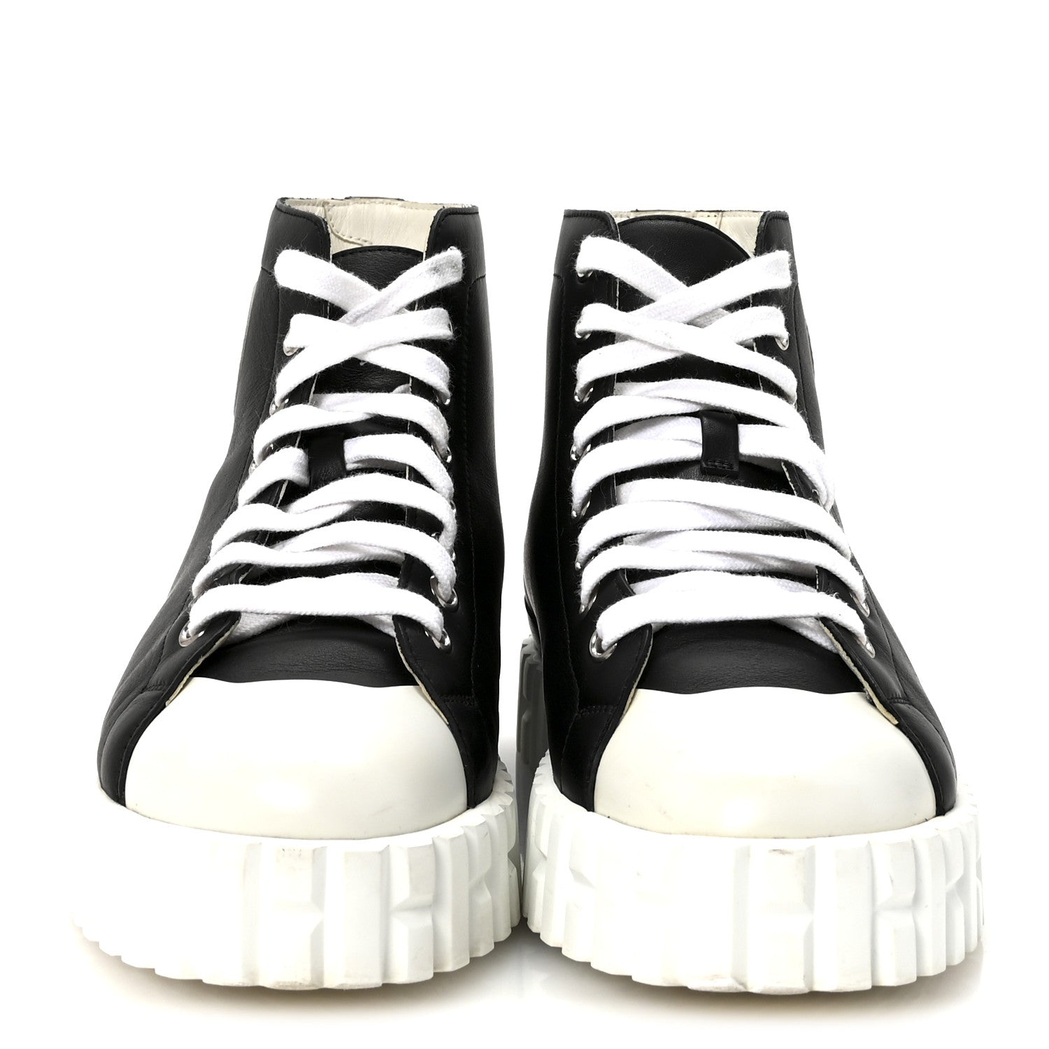 Calfskin Womens Climb Sneakers 37 Black