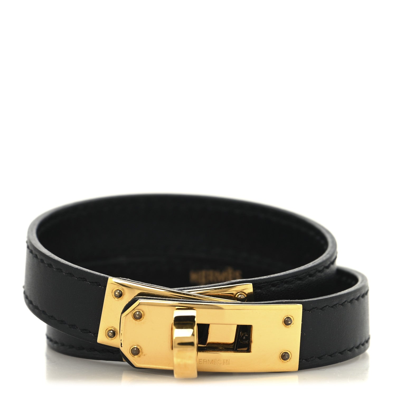 Box Kelly Double Tour Bracelet S Black