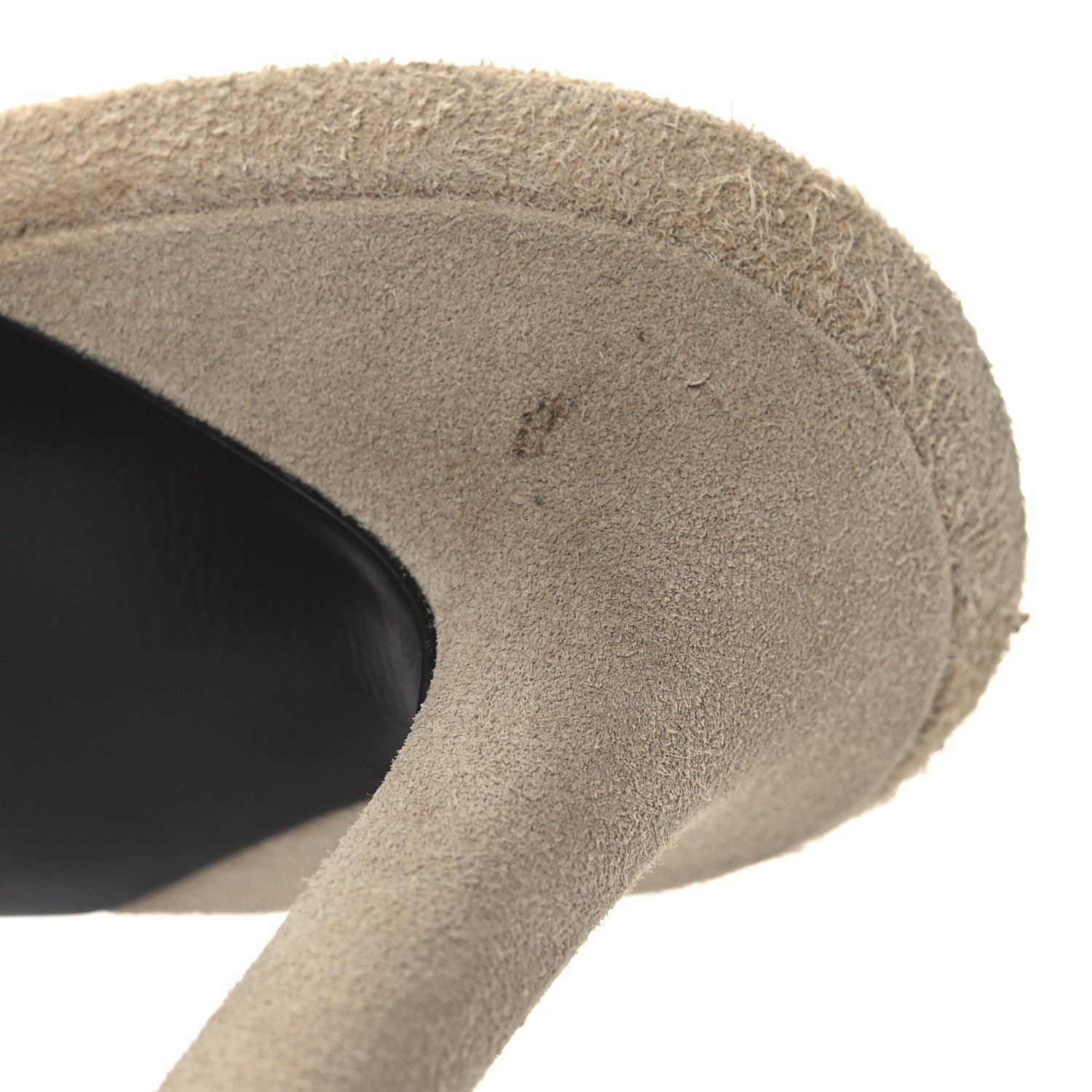 Suede Tribute 85 Slide Sandals 37.5 Sand